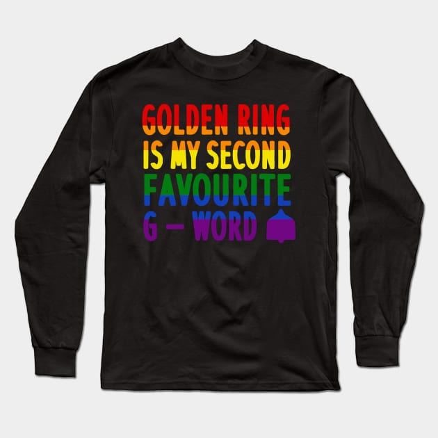 Golden Bell Christmas X-mas Pride Gay Long Sleeve T-Shirt by FindYourFavouriteDesign